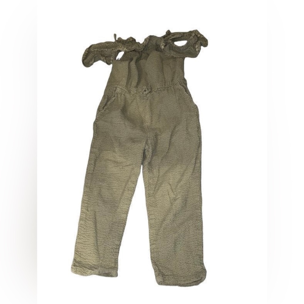 H&M Toddler Girl Olive Green Romper